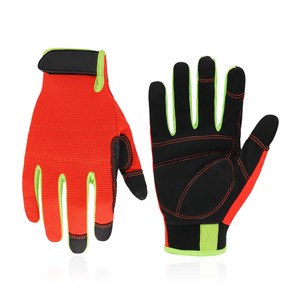 Hot Sale Anti-Shock Anti-Impact Leather Mechanical Gloves Stab-Proof Fire Rescue Miners Mining Safety Cuff Anti-Cut Gloves