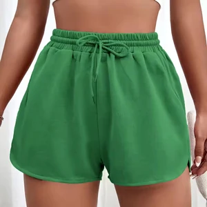 Stylish Hot Casual Women's Denim Shorts Spandex/Polyester High Elastic Waist Eco-Friendly for Wash Summer Sports