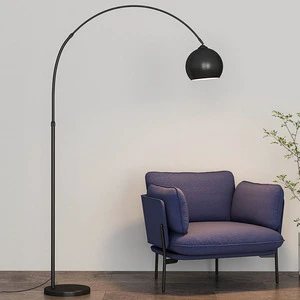 Metal Shade Floor Lamp Over the Couch Rotatable Standing Lamp for Reading Office Bedroom Living Room Arc Floor Lamp