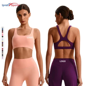 2026 Women Sexy Backless Sports Bra Breathable Yoga Bra with Padded Support Underwear for Gym Clothes Fitness