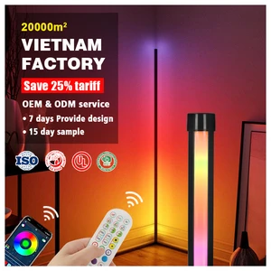 Save 25% Tariff Living Room Metal Floor Light Led Decorative Tripod Floor Lamp Light Modern Nordic RGB Led Light Floor Lamp
