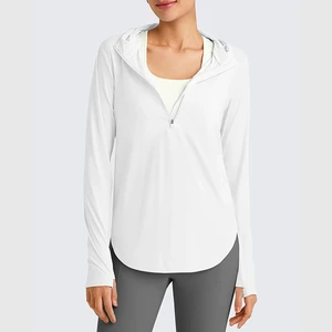 New Arrival Women's Summer Jacket UPF 50+ Protect Sun Zipper Hooded Jackets Slim-Fit Sun Protection Shirt