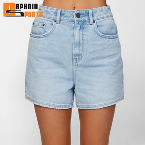 Women's Denim Shorts Waist Shorts Women Casual Loose Ladies Fashion Large Size Elastic Waist Wide-leg Short Jeans Denim Shorts