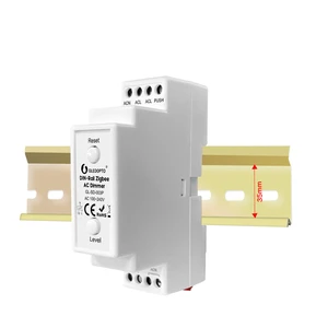 Tuya ZigBee 1 Channel Remote Control LED Dimmer 35mm Halogen Lamp DIN-rail Phase-cut 400W 30M AC100~240V