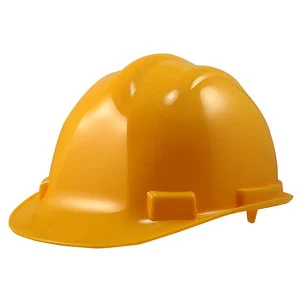 Safety ABS Insulating Circle Type Non-Slotted Hard Hat Helmet with 4 Suspension Points for Low Voltage