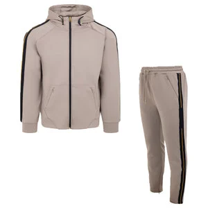 Top Notch Lightweight Zipper Sweat Suits 100% Cotton Trending Tracksuits Wholesale Casual Design Breathable 2-Piece Set