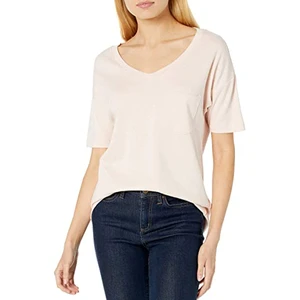 Summer Tops Shirts Casual Ruffle Blouse for Women Summer Basic T-Shirt for Women Juniors Ladies Crewneck Pullover