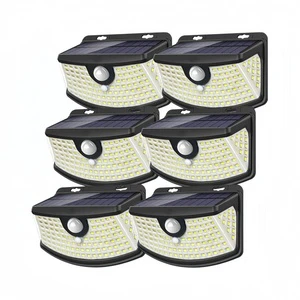 All Weather Monocrystalline Solar Security Light 2200mAh Battery TUV Certified IP65 6-8H Runtime 4100K Neutral White Lighting