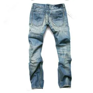 New Arrivals Men's Brand Jeans Distressed Wash Stretch Skinny Casual Slim Fit Denim Trousers Mid Waist Straight Style Male Pants