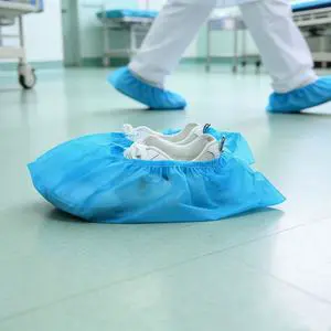 Wholesale Custom Good Quality Medical Protective Disposable Shoes Cover Medical Disposable Non Woven Shoe Protector in Stock