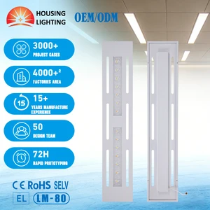 Eco-Friendly High Brightness IP20 Air Vent LED Panel Light Recessed With Emergency Sensor CE RoHS Certified For EU Projects