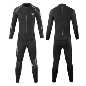 DIVESTAR High Quality Custom Logo 3mm CR Neoprene Waterproof Breathable Eco-Friendly Diving Wetsuits Silk Screen Printed Front