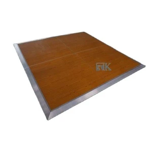Aluminum Edges Wood Grain Dance Floor Outdoor Events Dance Floor Sale