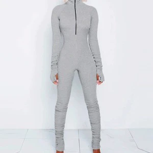 wholesale NEW Summer one piece jumpsuits for women Custom summer women's Jump Suit Sleeveless Solid Color women Jumpsuit