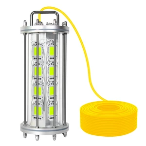 2000W IP68 100M Depth Underwater Fishing Light Boat Fishing Lamp Fishing Lures Light Led