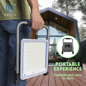 GCOTS Rechargeable LED Work Light Portable Flood Lamp For Camping Garden And Emergency Lighting Waterproof IP65 4W 8W Aluminum