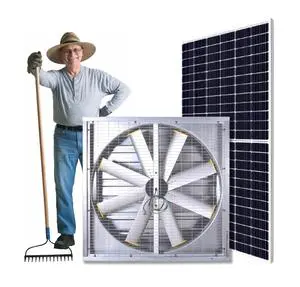 48 Inch Solar Negative Pressure Exhaust Fan For Poultry Farm Chicken House Greenhouse Livestock Barn Agricultural Ventilation