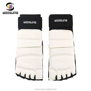 Wholesale Woosung Custom Logo Taekwondo Foot Guard Protector High Quality Martial Arts Equipment