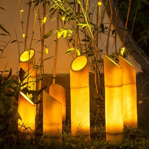 Outdoor Waterproof LED Bamboo Light IP65 Glass Garden Roadside Landscape Downlight For Lawn Lawn Simulation Garden Roadside