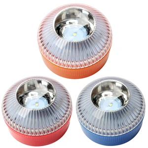 New Car Emergency Light V16 LED Flashlight Strobe Road Accident Lamp Replaceable Battery Waterproof Warning Light 1 Year