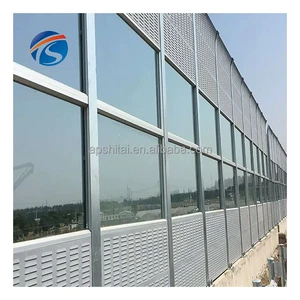 High Quality Heavy Duty Noise Reduction Barrier Fence Acrylic Sound Barrier Wall Noise Barrier Panel For Highways and Railways