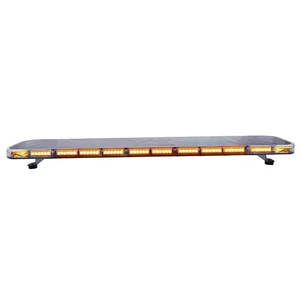 3w LEDs Ambulance Fire Emergency LED Flashing Strobe Lights Roof Mount Amber LED Warning Light Bar for Truck