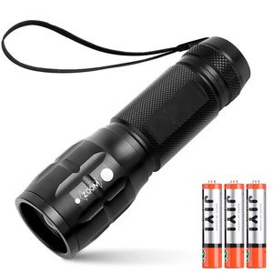 Super Bright Mini LED Flashlight Aluminum Alloy Outdoor Lighting Cross-Border Telescopic Focusing Strong Light Explosion-Proof
