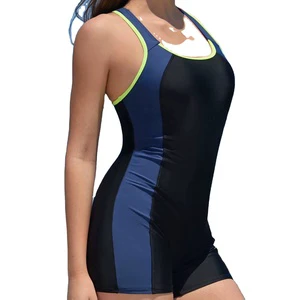 Women's 3 Piece Swim Jammer Bikini Set High Waist Thong Plus Size Beach Swimwear