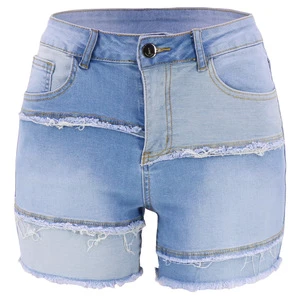 Hot Sale Sexy Women Ripped Short Denim Jeans Summer High Waist Denim Shorts for Women