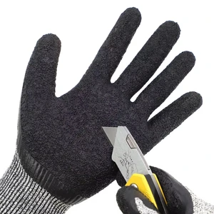 GLBZ024 High Performance Level 5 Protection Anti Cut Resistant Work Gloves Safety Hand Gloves