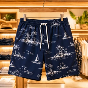 Wholesale Bulk Pack Various Prints Swim Trunks With Mesh Lining And Quick Dry For Retailers Beach Shorts
