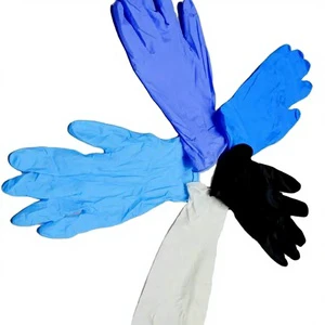 100PCS/Box Nitrile Disposable Safety Gloves Latex Free Oil-Resistant Waterproof Clear Powder Free 4MIL Food Grade CE Certified