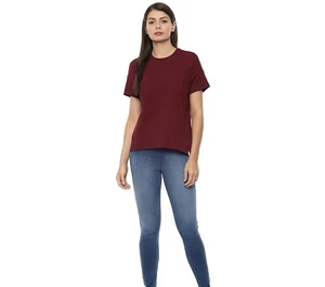 New Stylish Plus Size Women's T-Shirts Cotton Polyester Casual Breathable Eco-Friendly Quick Dry Customise Logo for Sale
