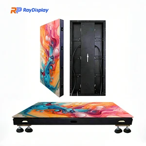P1.2 P1.53 LED Interactive Floor IP40 Waterproof Animation Wayfinding Video Floor Screen Swimming Pool Deck Party Event