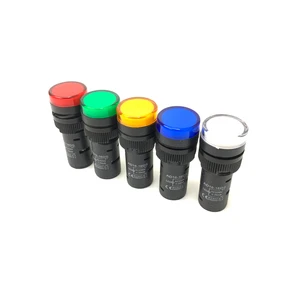 Machine Equipment Plastic 16mm LED Pilot Indicator Lights