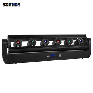Shehds New 6x500mw RGB+RGB Beam 6 Eyes Moving Head Laser Light Laser Show System Moving Head Stage Effect Light