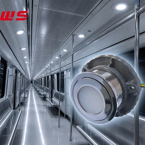 Professional Threaded Rail LED Spotlight for Subway High Speed Train Interior Passenger Cabin Lighting OEM ODM Manufacturer