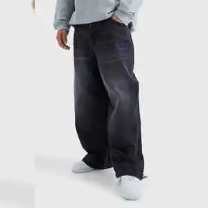 Custom Plus Size Men's Overalls Regular Fit 100% Cotton Jeans