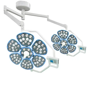 Medical Equipment Electric LED Portable Operating Lamp 6 Petals Shadowless Lamp for Surgical Examination OT Light 180000lux