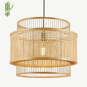Bamboo Lampshade Styles Restaurant Chandelier Handmade Lamps Bamboo Pendant Lamp Bamboo Light 2022