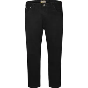 Custom Men's High Quality Black Straight Fit Denim Jeans Plus Size Autumn Summer Breathable Fashionable Pants Knitted Weaving
