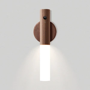 Smart LED Night Light with Strong Sensor Control Rechargeable Corridor Cabinet Wall Light for Home Bathroom Modern Design Style