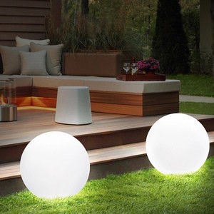 40CM 50CM 60CM 80CM 100CM Outdoor Lawn Round Ball 16 Colors RGB Solar Garden Light Balls
