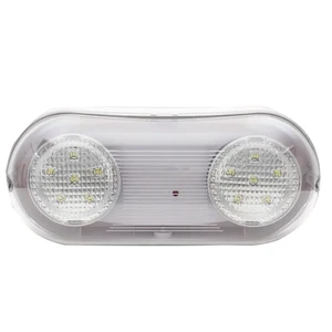IP65 Waterproof LED Emergency Twin Head Light USA Approval 2W 120Min 120-347V Backup Emergency Fixture