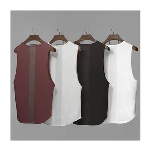 Sleeveless Sportswear Singlet Plus Size Workout Fitness Gym Tank Top Man Solid Sport Vest