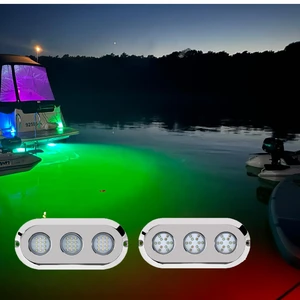 High Power WEIKEN 180W Waterproof IP68 Underwater Blue Light for Superyacht