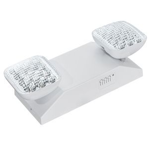6 Pack Commercial 3W White LED Emergency Exit Lighting Fixtures 180 Minutes Backup Battery Adjustable Emergency Lights