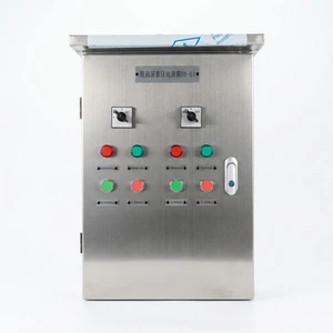 HUASHU IP65 Street Lamp Control Cabinet Outdoor 304 Stainless Steel 380V Timing Power Distribution Box
