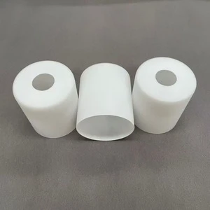 White Frosted Glass Shade Replacement 1.65in Fitter Cylinder Shade Covers Globe Pendant Light