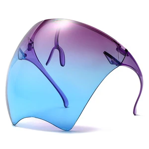 EN166 Certified Anti-Fog Anti-Droplet Dust-Proof Face Shield Goggles PC Construction Cross-Border Eye Protection Factory Stock